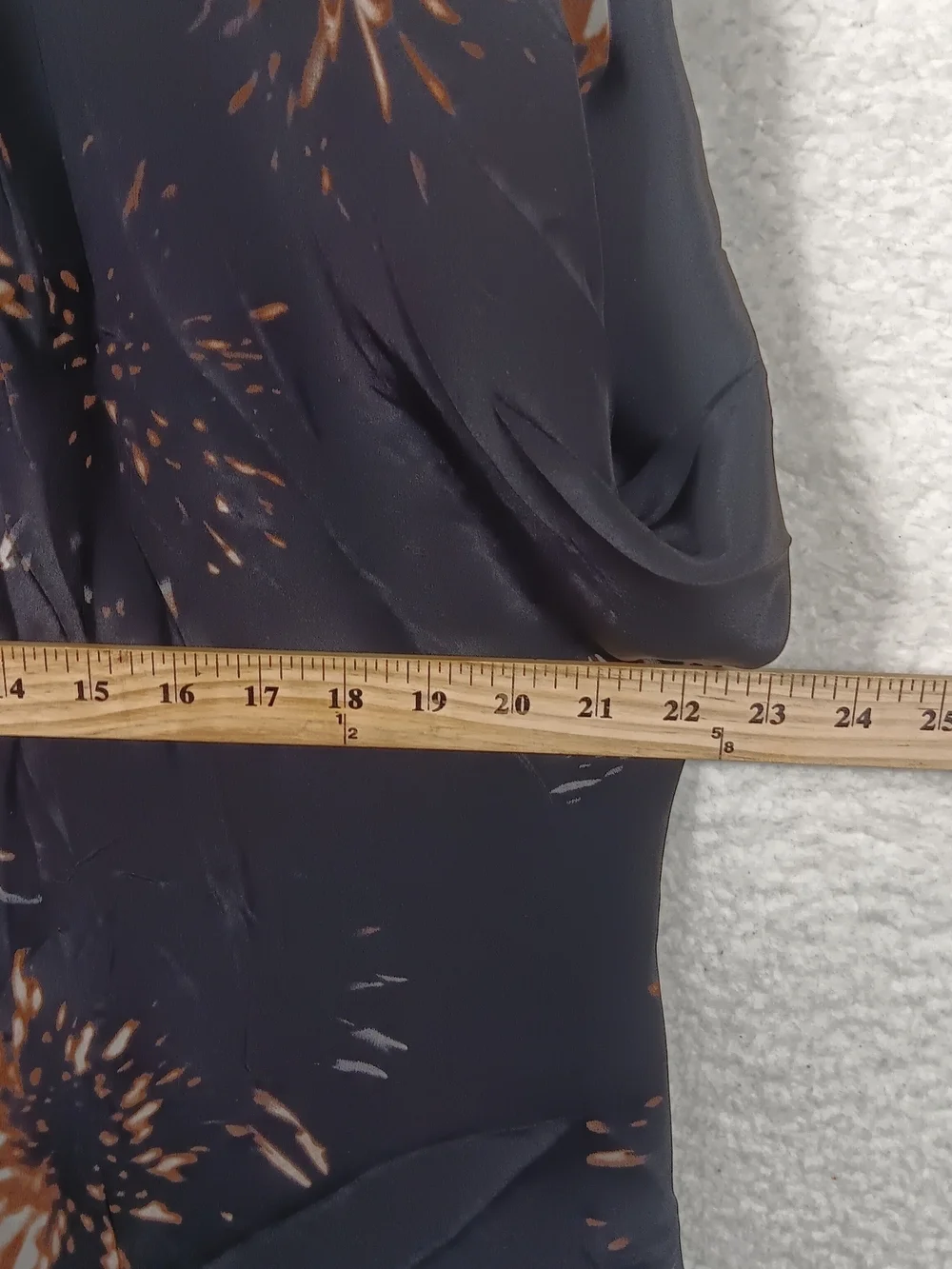 Ulla Johnson Dress Womens 6 Black Silk Midi Flowy Abstract Cover Up
